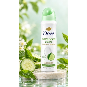 [Antiperspirant spray, advanced care 72h, cucumber & green tea, dove, 150 ml - 1001cosmetice.ro] [4]