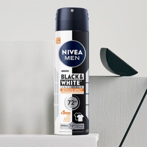 [Antiperspirant spray black & white, ultimate impact 72h, nivea men, 150 ml - 1001cosmetice.ro] [8]