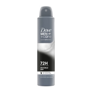 Antiperspirant spray, Invisible Dry 72h, Dove Men, 250 ml
