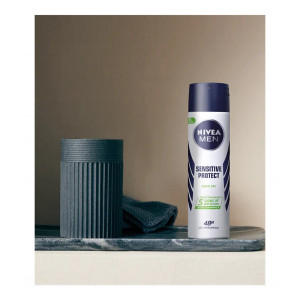 Antiperspirant spray sensitive protect 48h nivea men, 150 ml thumb 3 - 1001cosmetice.ro