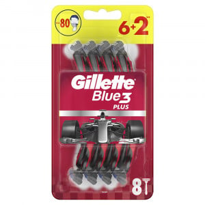 Aparat de ras Blue 3 Plus, Gillette, 8 bucati