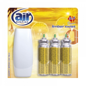 Baie, tomil | Aparat pulverizator 3in1 air menline + 3 bucati rezerve limber twist, 3x15 ml, set | 1001cosmetice.ro