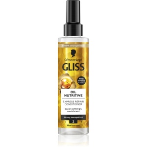 Balsam fara clatire pentru par uscat si deteriorat, Oil nutritive, Gliss, 200 ml