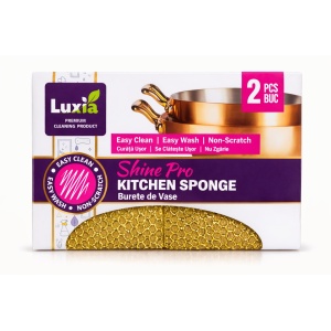 Produse cosmetice online - 1001cosmetice.ro | Burete de vase, shine pro, luxia, set 2 bucati | 1001cosmetice.ro