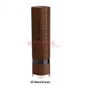 [Burjois velvet rouge the lipstick ruj de buze 25 maca brown - 1001cosmetice.ro] [2]