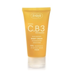 Crema de fata de noapte, Regenerating Smoothing, C.83 Niacinamide, Ziaja, 50 ml