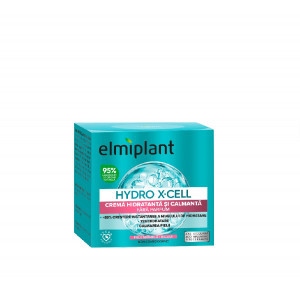 Crema gel hidratanta pentru ten sensibil/uscat, Hydro X-Cell Elmiplant, 50ml
