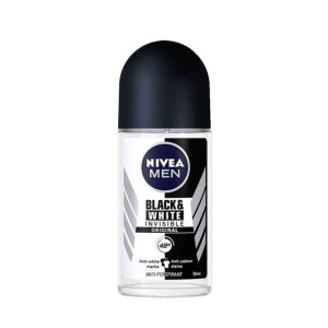 Deodorant anti-perspirant roll-on 48H Invisible Black & White Invisible, Nivea Men, 50 ml