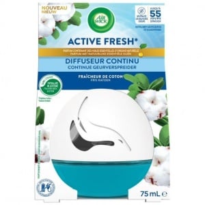 Difuzor Odorizant Active Fresh Cotton Air Wick, 75 ml