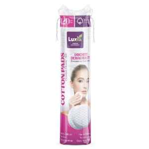 Luxia | Dischete demachiante bumbac, set 120 bucati, luxia 4078 | 1001cosmetice.ro