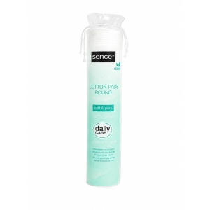 Machiaj | Dischete demachiante rotunde 100% bumbac, sence, 100 bucati | 1001cosmetice.ro
