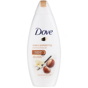 DOVE PURELY PAMPERING SHEA BUTTER WITH WARM VANILLA GEL DE DUS