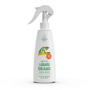 Emulsie calmanta-hidratanta dupa plaja cu ulei de menta si extract de galbenele Cosmetic Plant, 200 ml