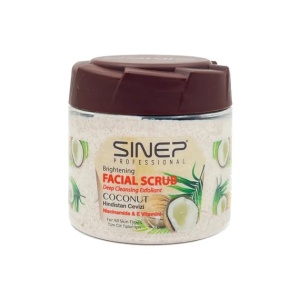 Sinep professional | Exfoliant (scrub) pentru fata si corp cu cocos 400 ml sinep | 1001cosmetice.ro