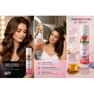 [Fixativ pentru par, stralucire si fixare, shiny effect ecofix intesa, 300 ml - 1001cosmetice.ro] [2]