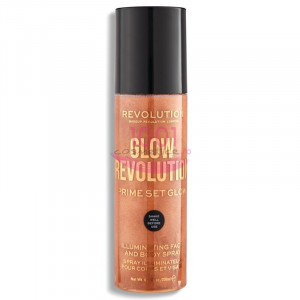 Makeup revolution glow revolution prime set glow spray iluminator fata si corp timeless bronze thumb 1 - 1001cosmetice.ro