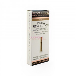 Makeup revolution london brow revolution gel pentru sprancene blonde thumb 3 - 1001cosmetice.ro