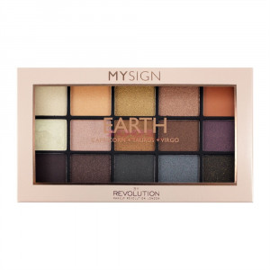 MAKEUP REVOLUTION MYSIGN PRESSED AND BAKED EYESHADOWS EARTH PALETTE
