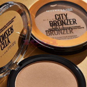 Maybelline city bronzer bronzing & contouring medium cool 200 thumb 4 - 1001cosmetice.ro