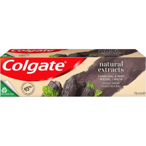 Pasta de dinti, colgate | Pasta de dinti colgate natural extracts charcoal & mint, cu extract natural de carbune si menta, 75 ml | 1001cosmetice.ro