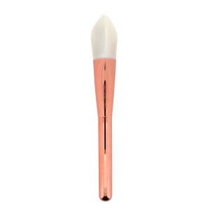 Pensula Makeup Revolution, Ultra Metals Contour Fundation, pentru aplicarea fondului de ten, F302