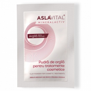 [Pudra de argila pentru tratamente cosmetice mineralactiv, 10 plicuri x 20 g, aslavital - 1001cosmetice.ro] [2]