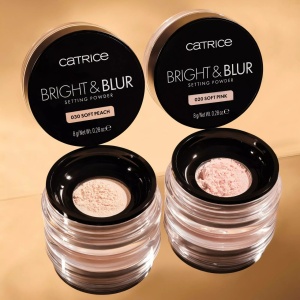 [Pudra pentru fixare bright & blur powder soft pink 020 catrice, 8g - 1001cosmetice.ro] [5]