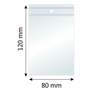 Produse noi | Pungi ziplock din polietilena, 120×80 mm – set 100 bucati clarina 8012 | 1001cosmetice.ro