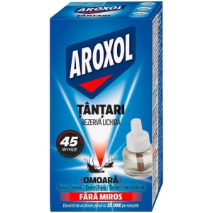 Odorizante camera | Rezerva lichida impotriva tantarilor aroxol, 45 nopti | 1001cosmetice.ro