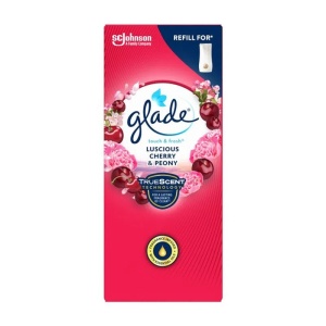 Odorizante de cameră, glade | Rezerva pentru aparatul touch & fresh, luscios cherry & peony, glade, 10 ml | 1001cosmetice.ro