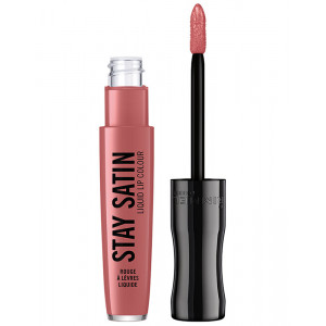 Rimmel london stay satin ruj de buze lichid 210 it girl thumb 2 - 1001cosmetice.ro