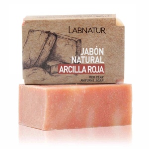 Corp, labnatur | Sapun natural cu argila rosie labnatur, 100 g | 1001cosmetice.ro