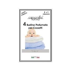 Camomilla torino | Set 3+1 pliculete parfumate pentru dulapuri si sertare talco camomilla torino | 1001cosmetice.ro