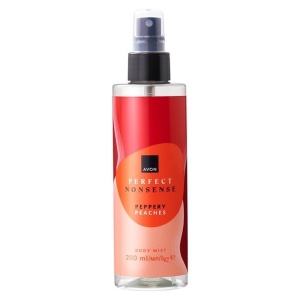 Produse noi | Spray de corp parfumat perfect nonsense peppery peaches avon, 200 ml | 1001cosmetice.ro