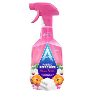 Spray pentru improspatarea hainelor, lenjeriilor si tesaturilor, Astonish Hibiscus Blossom, 750 ml