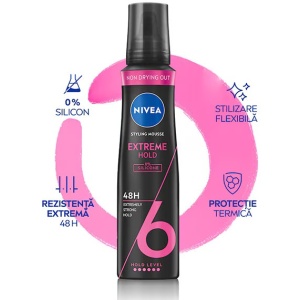 [Spuma de par, extreme hold 48h, hold putere 6, nivea, 150 ml - 1001cosmetice.ro] [4]