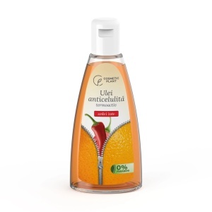 Ulei anticelulita termoactiv cu extract de ardei iute, Cosmetic Plant, 200 ml