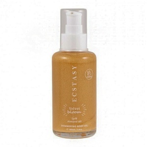 Ulei de corp cu particule stralucitoare Vanilla Dream SPF 8 Ecstasy, 100 ml