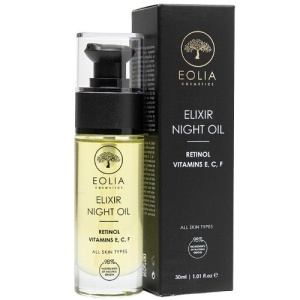 Seruri &amp; fiole, eolia | Ulei de fata, elixir de noapte antirid si antiimbatranire, eolia, 30 ml | 1001cosmetice.ro