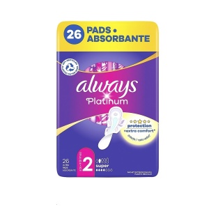 Always | Absorbante platinum ultra super marimea 2, pachet 26 bucati always | 1001cosmetice.ro