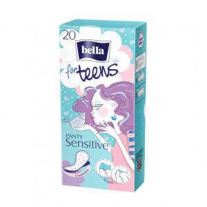 Absorbante zilnice for teens Sensitive, Bella, 20 bucati