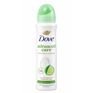 Antiperspirant spray, Advanced Care 72H, Cucumber & Green tea, Dove, 150 ml