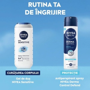 [Antiperspirant spray derma control defend, nivea men, 150 ml - 1001cosmetice.ro] [5]