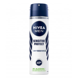 Antiperspirant spray sensitive protect 48h nivea men, 150 ml thumb 1 - 1001cosmetice.ro