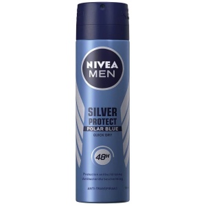 Promotii | Antiperspirant spray, silver protect polar blue, nivea men, 150 ml | 1001cosmetice.ro