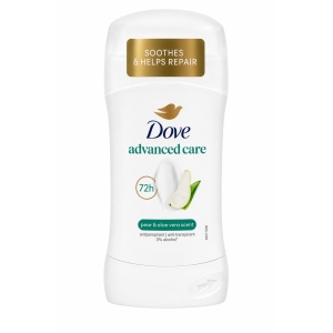 Antiperspirant stick, Advanced Care, 72h, Pear & Aloe vera, Dove, 50 ml