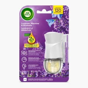 Aparat + rezerva odorizant automat de camera Levănțică si Albastrele, Air Wick, 19 ml