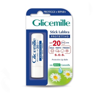 Make-up, glicemille | Balsam de buze protectiv cu mușețel, glicerina si vitamina e, spf 20, glicemille, 5,5 ml | 1001cosmetice.ro