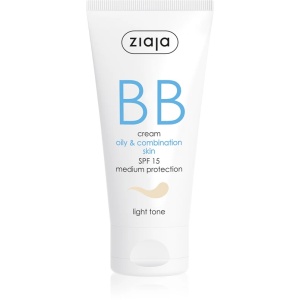 Bb cream, ziaja | Bb cream pentru ten gras & mixt, spf 15, light tone, ziaja, 50 ml | 1001cosmetice.ro
