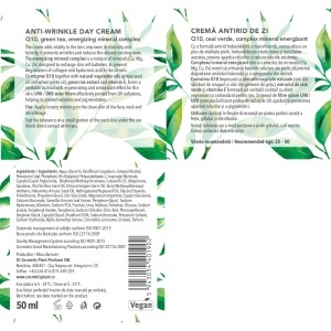 [Crema antirid de zi q10 + ceai verde si complex mineral energizant cosmetic plant, 50 ml - 1001cosmetice.ro] [3]